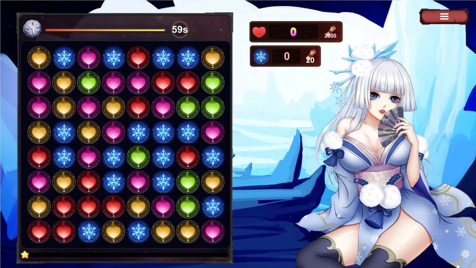 图片[2]-妖精行语 STEAM官中步兵版 美少女消除游戏+社保补丁-次元小屋