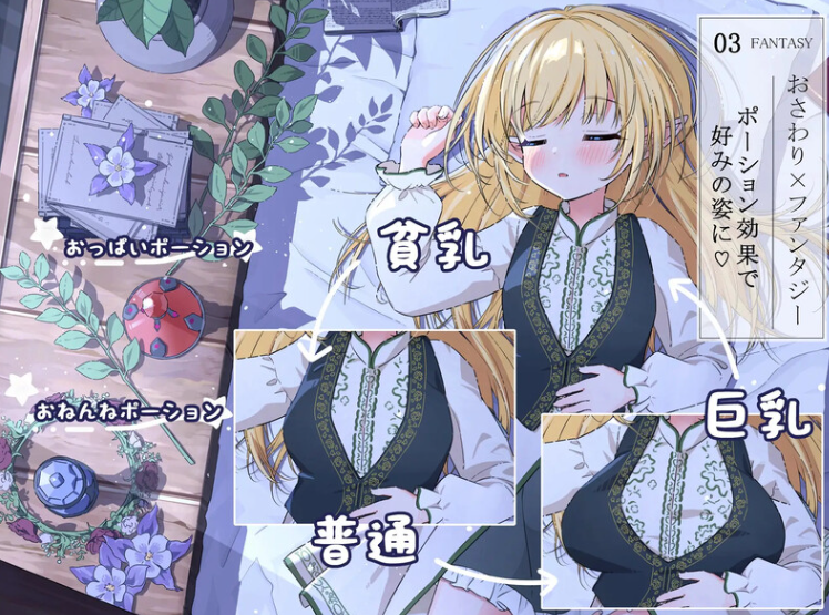 图片[2]-【互动SLG/触摸抚摸/动态/PC/生肉】触摸幻想 喜欢书的精灵的未知之夜 V1.0 DL原版生肉【PC】-次元小屋